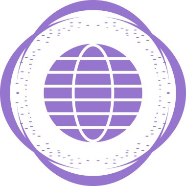 dünya web simgesi vektör illüstrasyonuName 