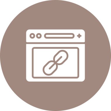 Web tarayıcı simgesinin basit çizimi.