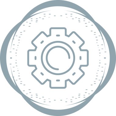  Dişli web simge vektör çizim 