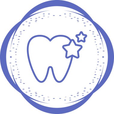 diş ikonu vektör illüstrasyonu