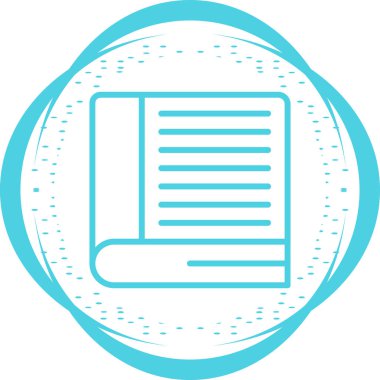 kitaplar düz simge, vektör illüstrasyonu