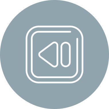 Modern Geri sarma simgesinin vektör illüstrasyonu           