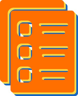 belge web simgesi vektör illüstrasyonu