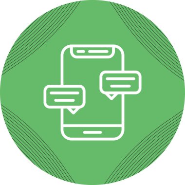  Masaj. Web simgesi basit illüstrasyon 