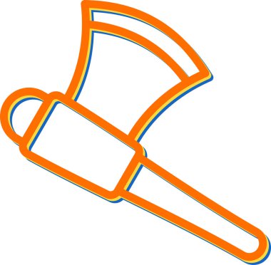 Balta. Web simgesi basit illüstrasyon