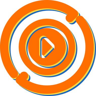 Web simgesi, vektör illüstrasyonu işleniyor             