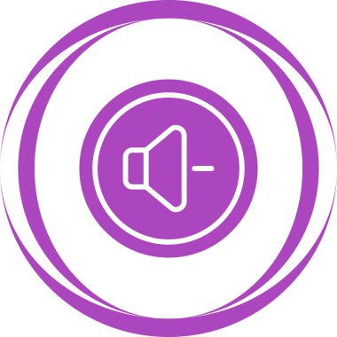 Modern hacim indirme simgesinin vektör çizimi