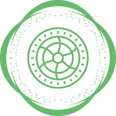 Klima simgesi, basit stil 