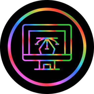 Vektör tasarımı simgesi. vektör illüstrasyonu