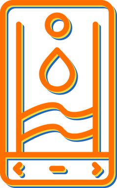 akıllı telefon web simgesi basit illüstrasyon