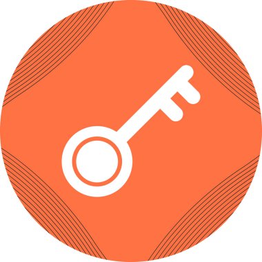 Anahtar. Web simgesi basit illüstrasyon 