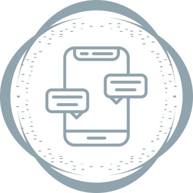  Masaj. Web simgesi basit illüstrasyon 