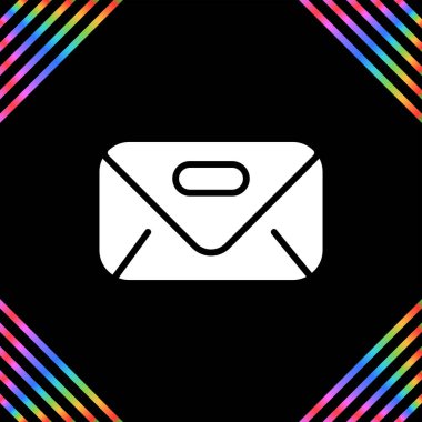 E- posta simgesi, vektör illüstrasyon tasarımı         