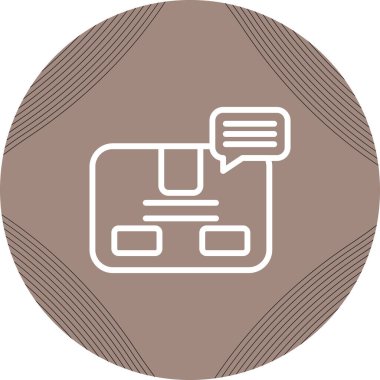 Skype sohbet simgesi, vektör illüstrasyonu