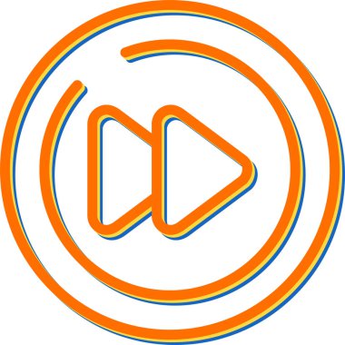 video dosyası simge vektör çizim