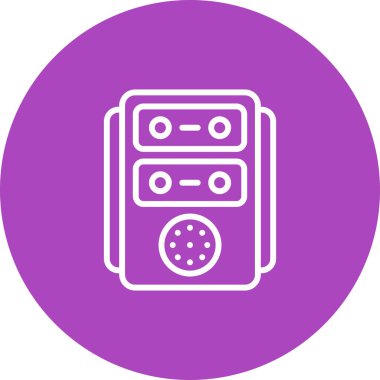 bilgisayar simgesi, vektör illüstrasyonu basit tasarım