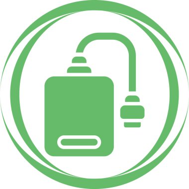 dış sabit sürücü simgesi, vektör çizim