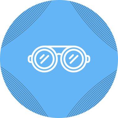 güneş gözlüğü web simgesi vektör illüstrasyonu