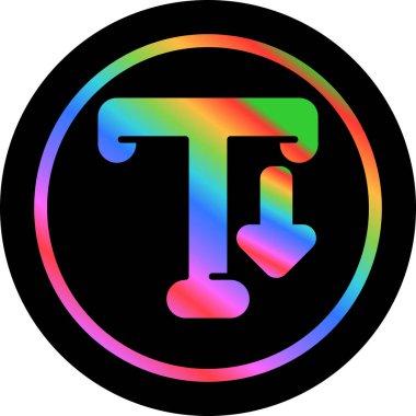 Tipografi. Web simgesi vektör illüstrasyonu