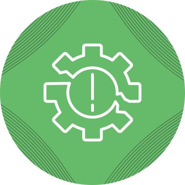 operasyonel bozulma simgesi, vektör illüstrasyonu