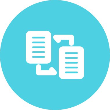 belge web simgesi vektör illüstrasyonu