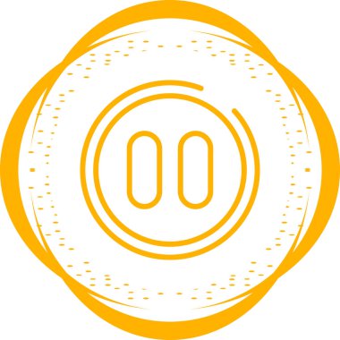 Durdurma düğmesinin temel doğrusal çizimi