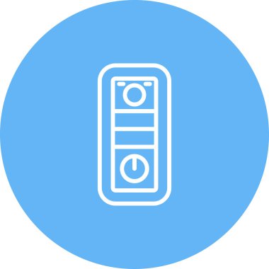 Masaüstü bilgisayar kutsal kişilerin resmi, vektör çizim