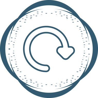 Web simgesi vektör resimlemesini döndür