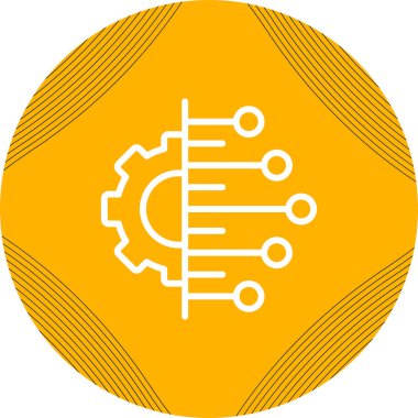 Soyut düz veri simgesi illüstrasyonu 