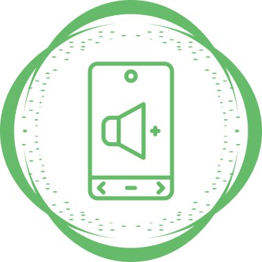 Sesi Yükselt düğmesi vektör illüstrasyonuName