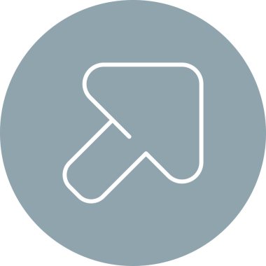 ok simgesinin vektör illüstrasyonu