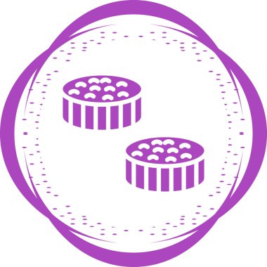 sushi web simgesi vektör çizimi