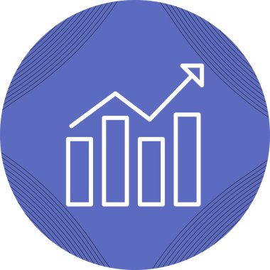 Yıldız Performans simgesinin basit çizgi çizimi