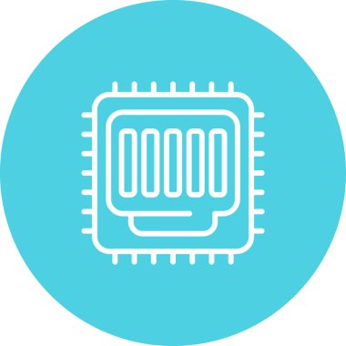 Ethernet simgesinin vektör illüstrasyonu