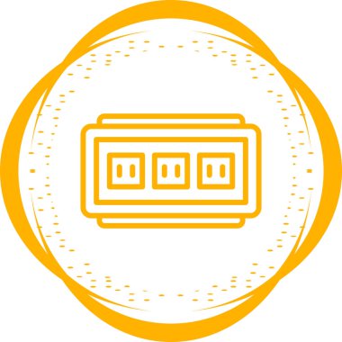 Soket. Web simgesi basit illüstrasyon