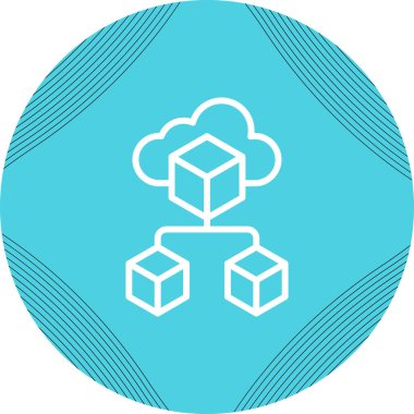 bulut web simgesi vektör illüstrasyonu