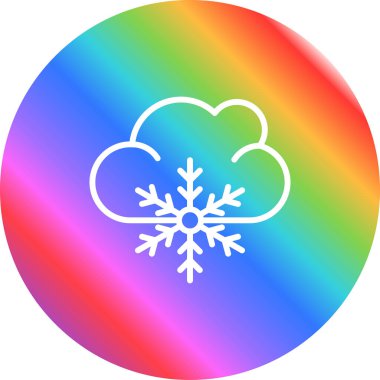 bulut web simgesi vektör illüstrasyonu