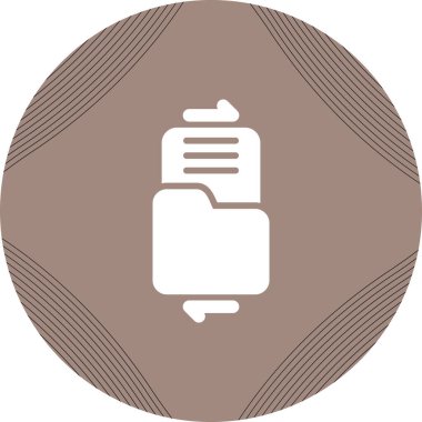 Dizin simgesi, vektör illüstrasyonu basit tasarım. Dosya Paylaşımı