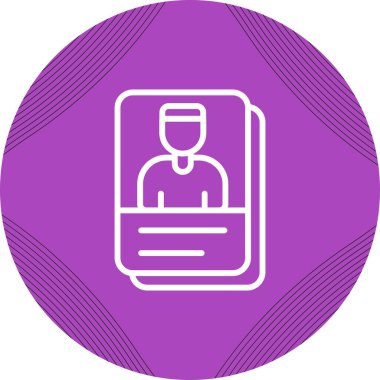 Bir adam kullanıcısının vektör illüstrasyonu