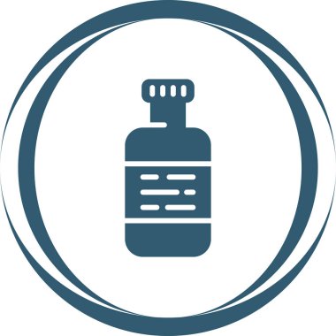 şişe simgesi, modern vektör illüstrasyon tasarımı 