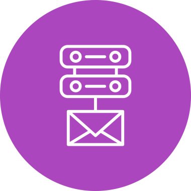 E- posta simgesi, vektör illüstrasyon tasarımı         