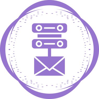 E- posta simgesi, vektör illüstrasyon tasarımı         