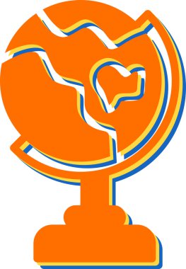 dünya web simgesi vektör illüstrasyonuName 