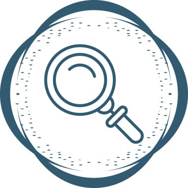 Büyüteç Modern simgesinin vektör çizimi