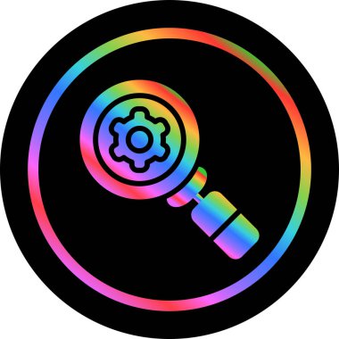 arama web simgesi vektör illüstrasyonu