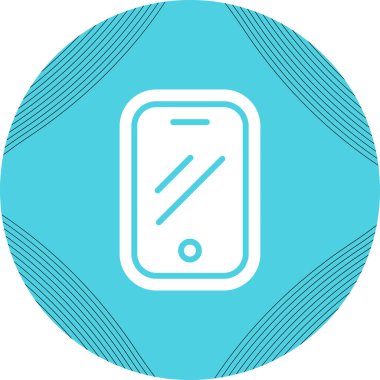 akıllı telefon simgesi, vektör illüstrasyonu basit tasarım
