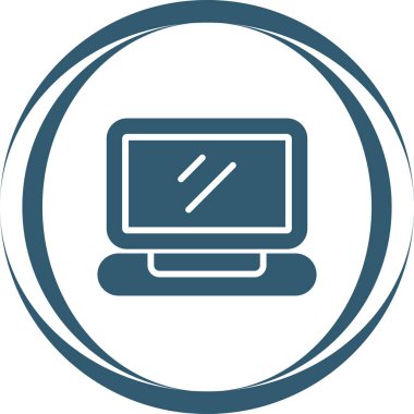 Dizüstü web simge vektör çizim         