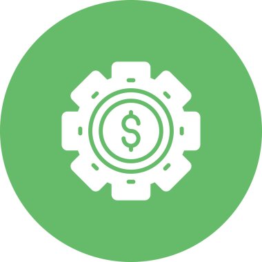 Dişli simgesi beyaz arkaplanda izole edildi. Ayarlar imzası. Sembolü özelleştir. Vektör illüstrasyonu