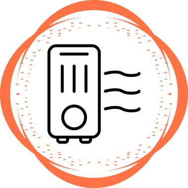 vector illustration of modern Air Purifier icon   
