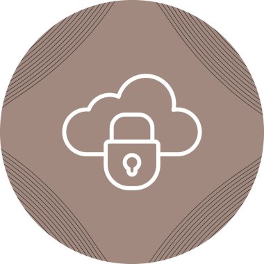 bulut web simgesi vektör illüstrasyonu